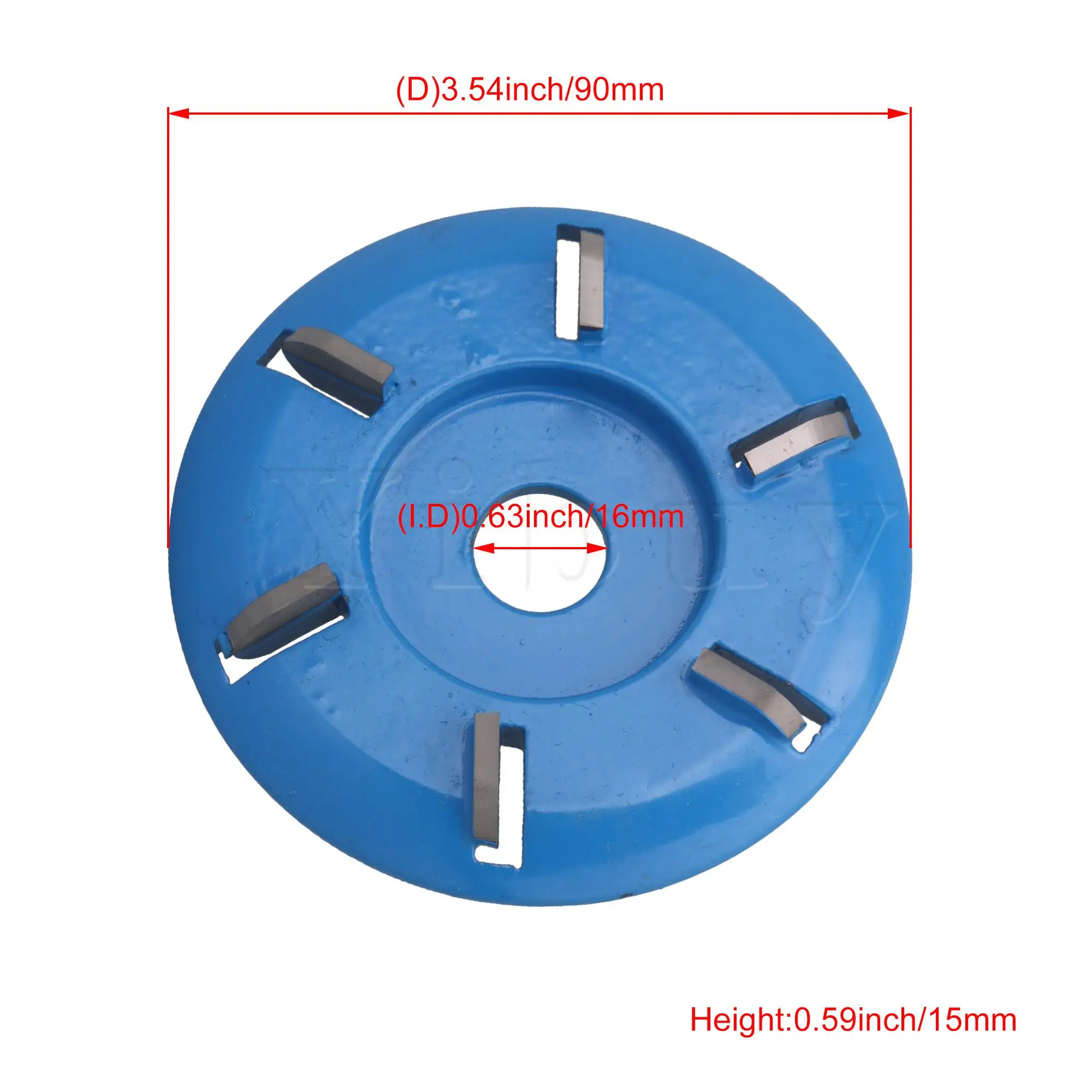 

Six-Teeth Tea Table Carving Cutter Tool for 16MM Wood Milling Tool Blue