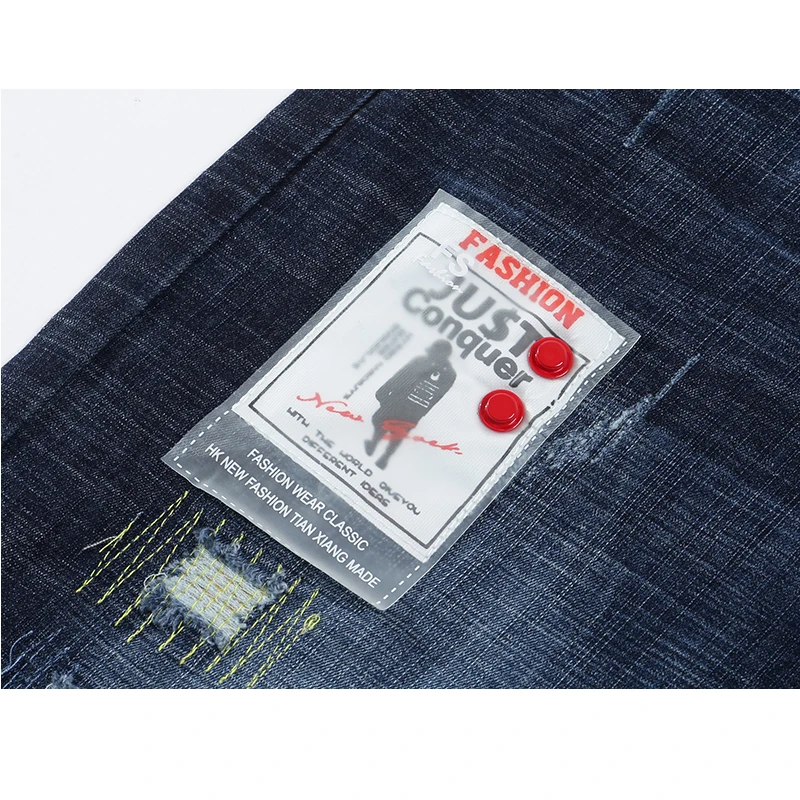 Джинсы KSTUN мужские стрейчевые облегающие рваные байкерские джинсы повседневные