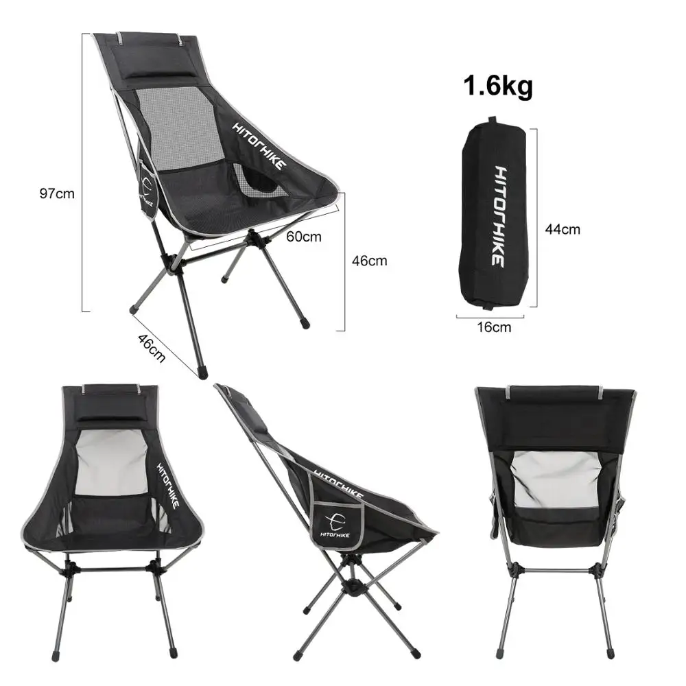 구매 아웃도어 경량 낚시 캠핑 바베큐 의자, 휴대용 접이식 하이킹 좌석 정원 초경량 접이식 의자