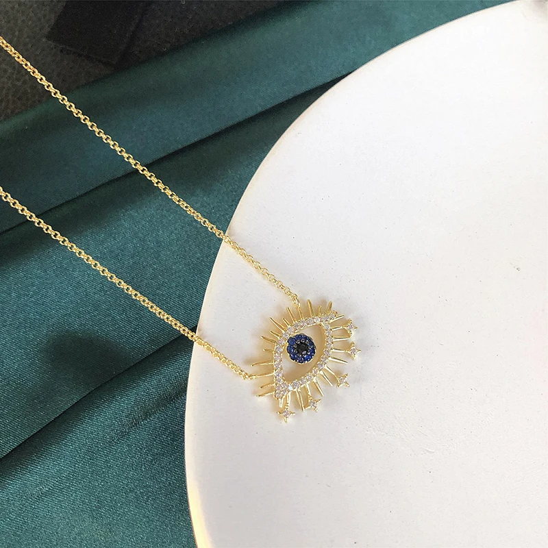 Модное Очаровательное ожерелье из стерлингового серебра копия 1:1 желтое серебро