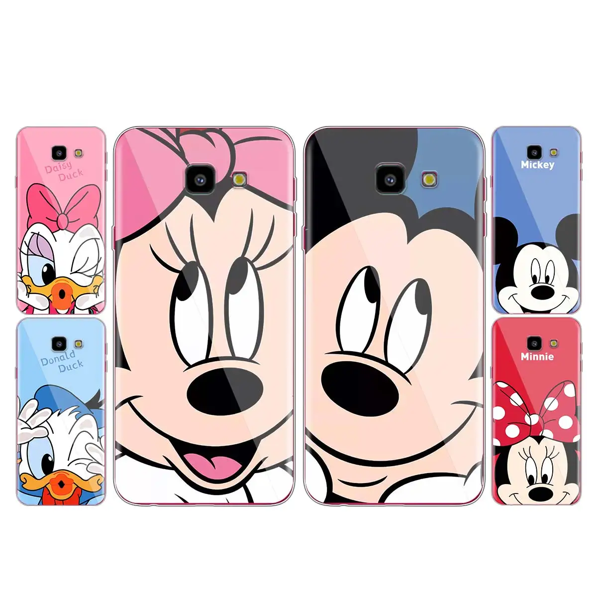 

Mickey Minnie Couple for Samsung Galaxy J2 J3 J4 Core J5 J6 J7 J8 Prime duo Plus 2018 2017 Soft Transparent Phone Cover