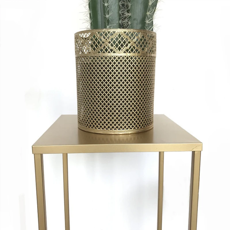 

Wedding Tall Gold Color Metal Iron Wedding Flower Stand Centerpieces Road Lead For Wedding Decoration in Stage