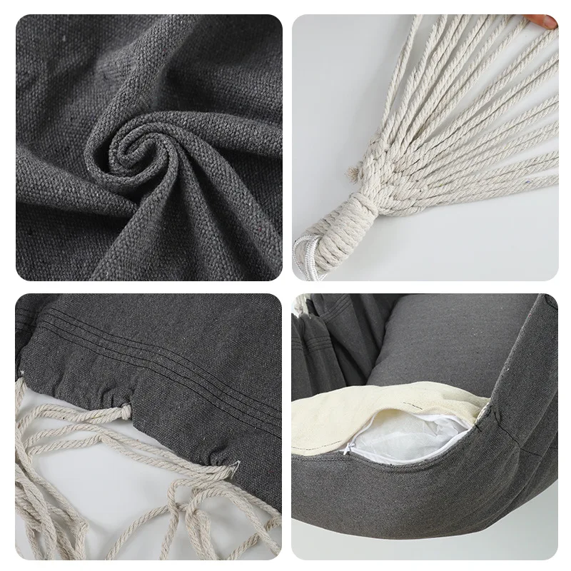 

High Quality Canvas Hollow Cotton Thickened 4th Generation Dormitory Lazy Hammock College Student Dormitory Swing Leisure Chair