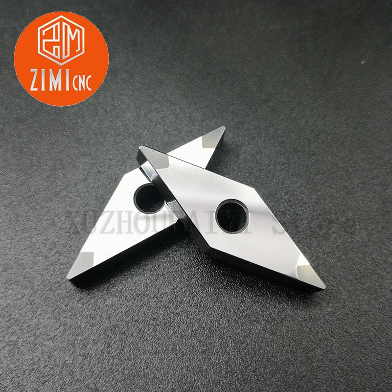 

10PCS VNMG160404 CBN Diamond Inserts Turning blade processing hardened steel cutting tool 4T CNC Lathe cutter
