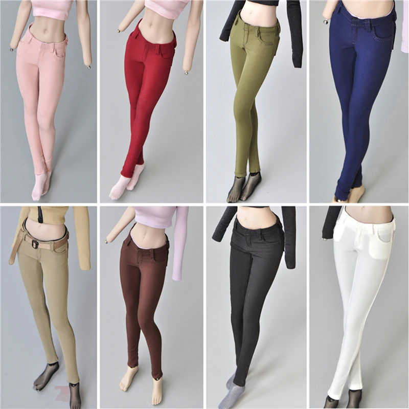 

1/6 Scale Female Trousers Sexy Pretty Slim Pencil Pants Accessories Clothes for 12 Inches Soldiers Model Action Figure Toys DIY