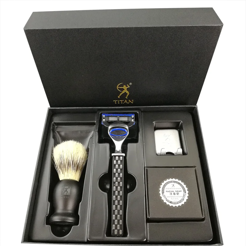 Бритвенная ручка металлическая бритвенная новый дизайн пять слоев лезвия