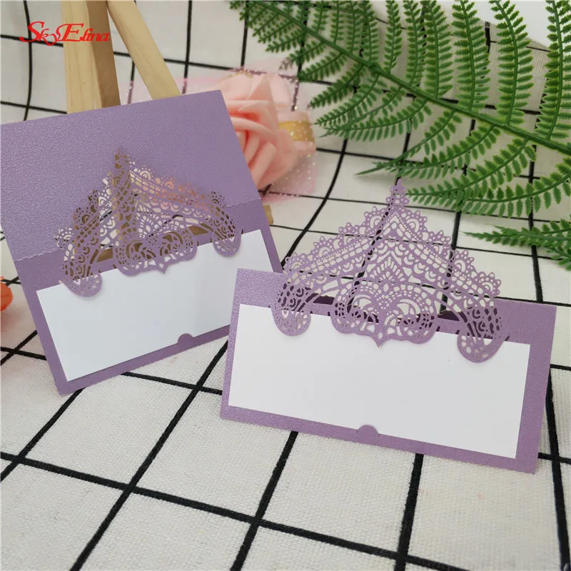 100 шт. открытые свадебные приглашения на день рождения | Дом и сад