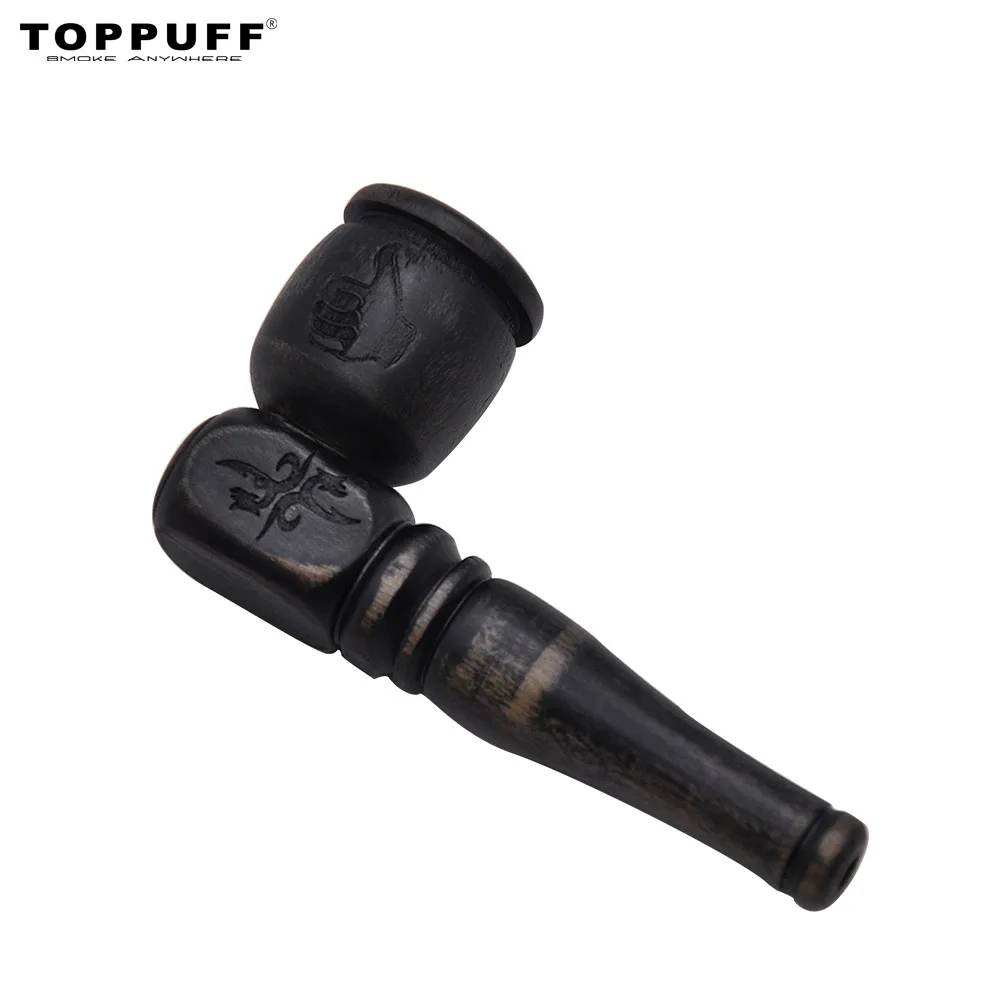 HORNET натуральная Классическая курительная трубка из черного дерева ручной работы