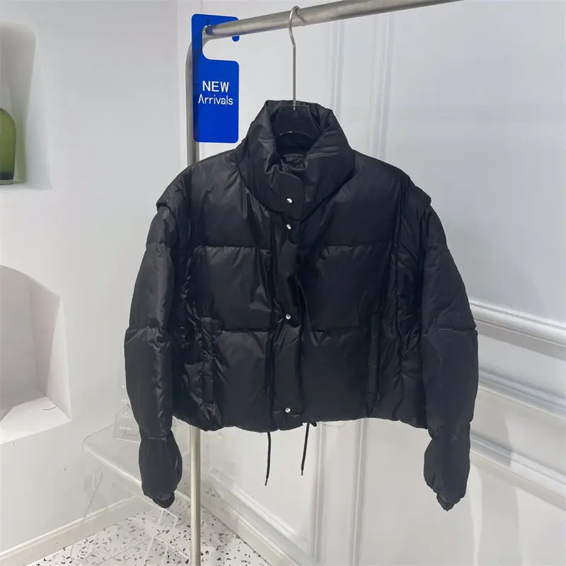 

Down Coat Winter Women 2020 Fashion Women Clothes Extra Light Warm 90% White Duck Down Filling Sleeves Detachable Women Jackets
