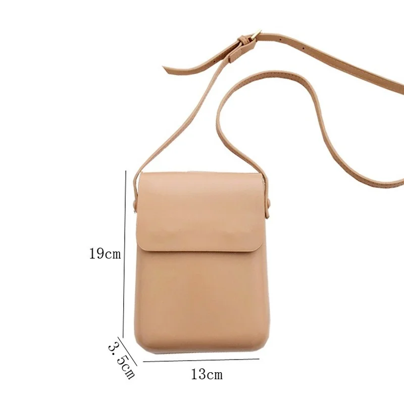 

Fashion Bag Summer PU Leather Shoulder Trend Messenger Bag for Women Girls Ins Solid Flip Vertical Small Square Bag Handbags