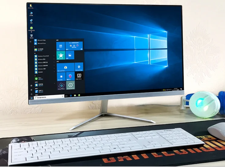 AIO WIFI настольный компьютер ПК с процессором i7 RAM 16GB SSD 256GB и 27 ''дюйм FHD ЖК
