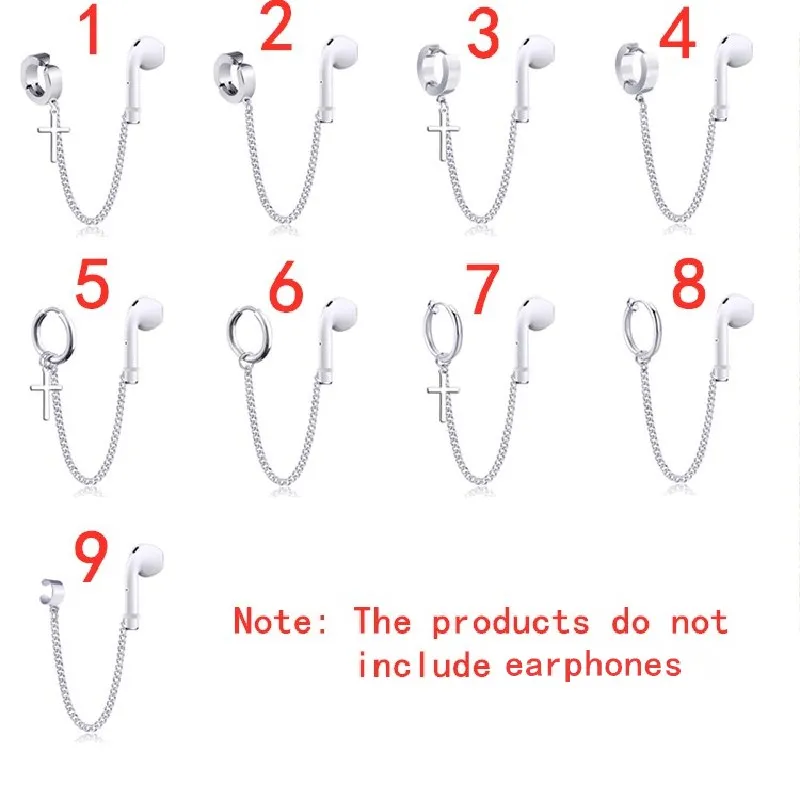 Серьги Клипсы из нержавеющей стали для мужчин и женщин модные украшения в стиле