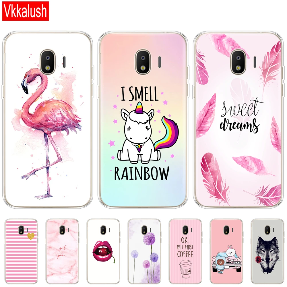 Soft Case For Samsung J2 Core Case Silicon Back Cover Phone Case For Samsung Galaxy J2 Core J 2 SM-J260F J260F J260 anime
