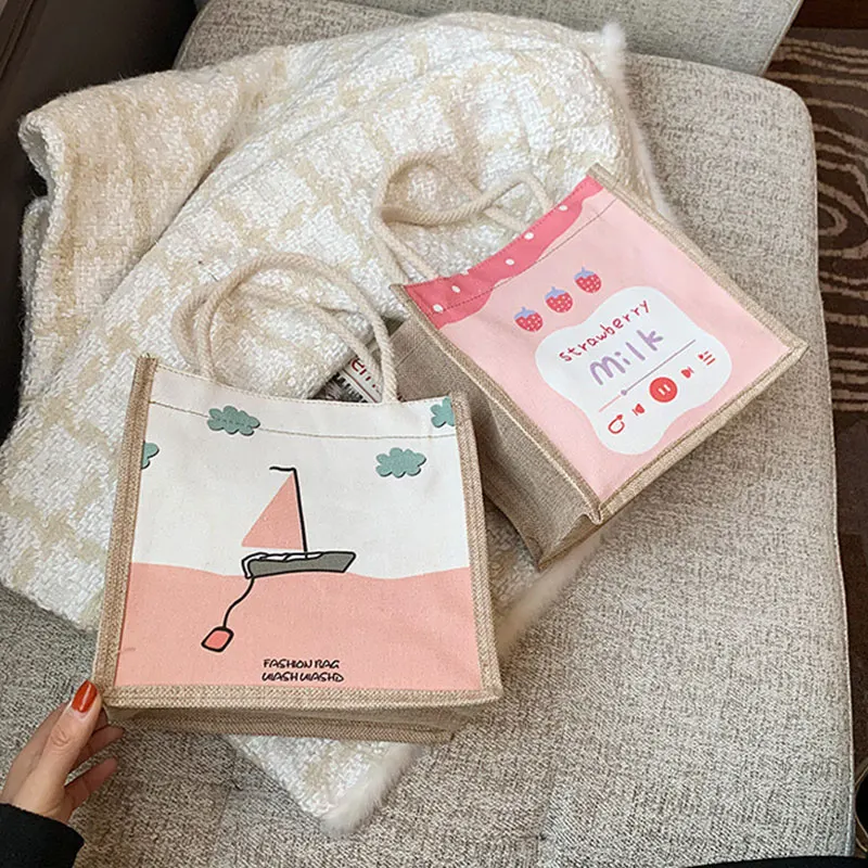 

Женские дизайнерские сумки-тоуты с принтом масляной живописи, льняная многоразовая сумка для покупок для продуктов, сумки на плечо для женщ...