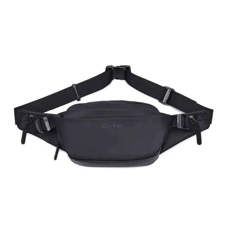 

Bag Fashion Crossbody Men Waist Pack 2021 New Chest Pouch Solid Color Nylon Large capacity Messenger Bag Men Short Travel Bags