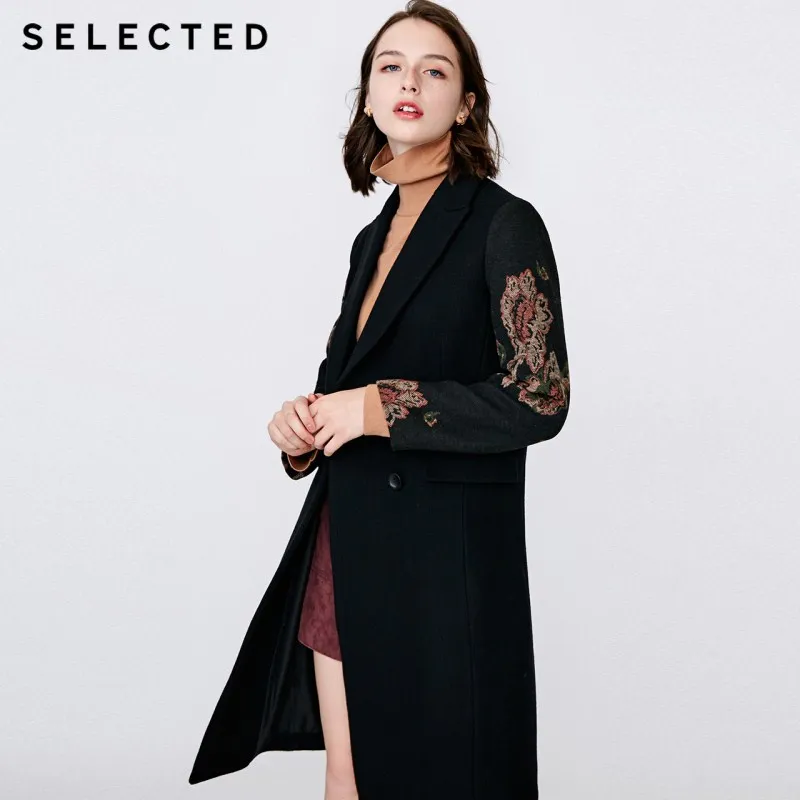 Выбранные Осеняя и зимняя коллекция женских шерсть жаккард длинное шерстяное