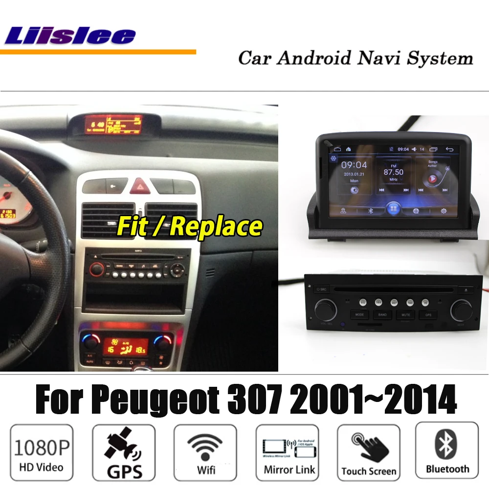 Для Peugeot 307 2001 2014 Android стерео Автомагнитола BT Wifi камера Carplay GPS навигационная