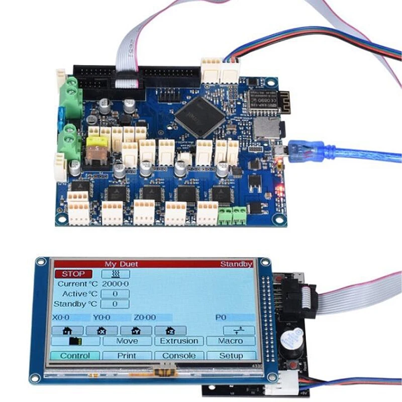 Duet 2 Wi Fi V1.04 материнская плата Клонировали Duet2 принтер Reprap прошивки и мощная 32 бит