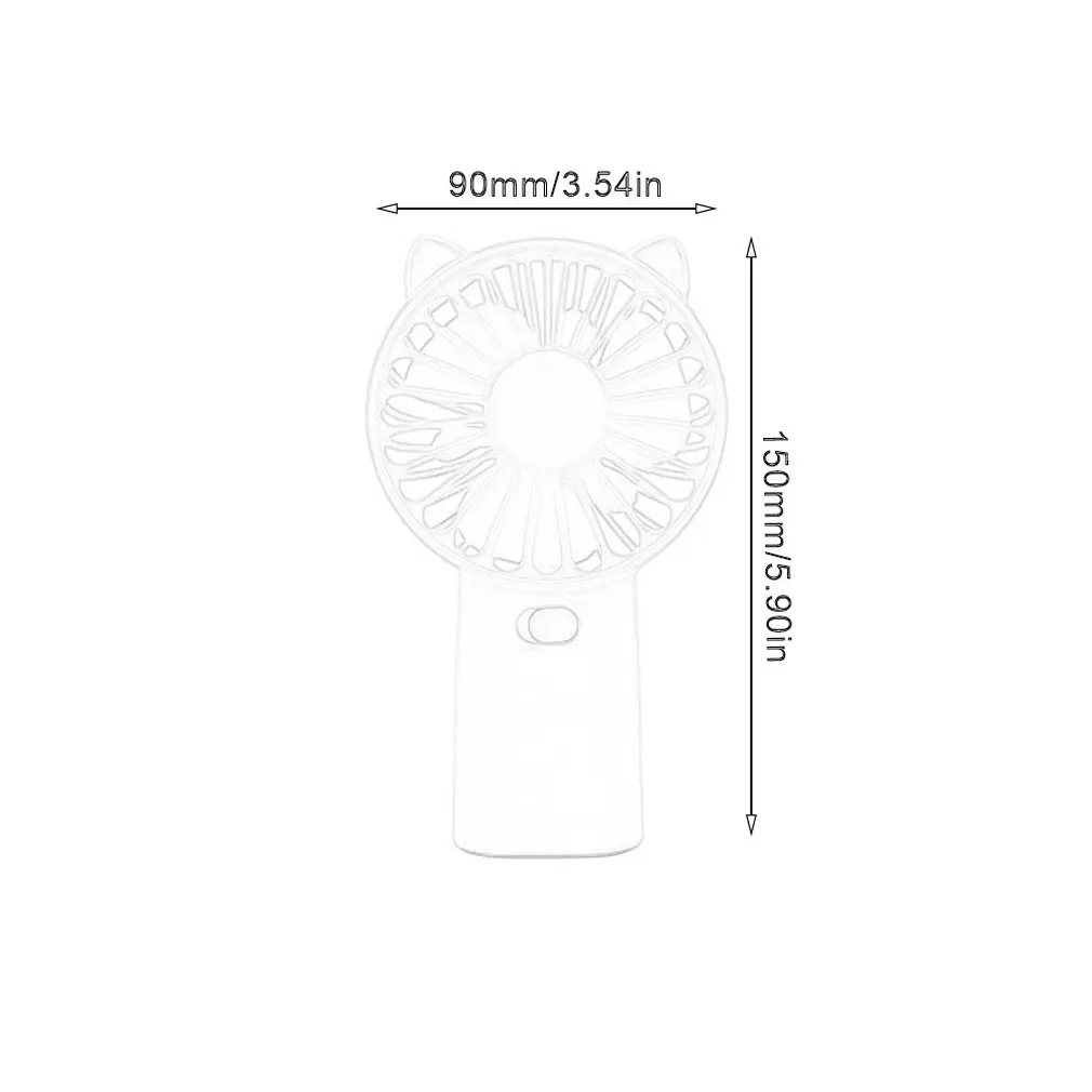

Foldable Handheld Travel USB Desk Fan Electric Desktop Fan Cooling Fan Cooler Plastic Air Conditioning Fan Conditioner
