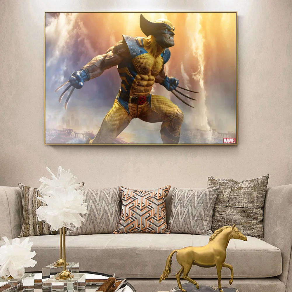 Классический комический постер Marvel X-Men картина произведение искусства на холсте