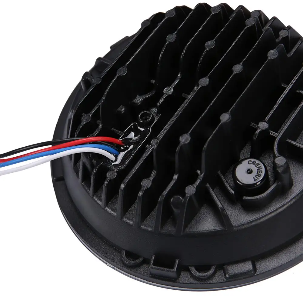 

SANYOU Newest Motorcycle Accessories 54W 7inch Black Cover LED Follow Turn Signal Headlight
