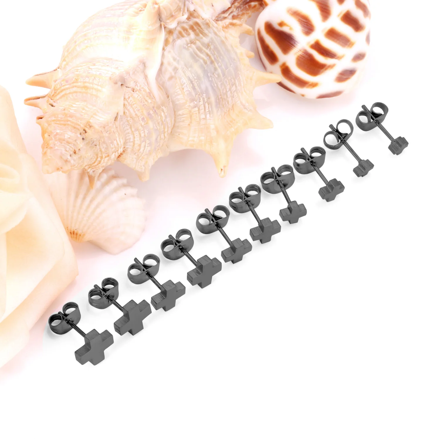 Женские серьги-гвоздики из нержавеющей стали 4-8 мм | Украшения и аксессуары