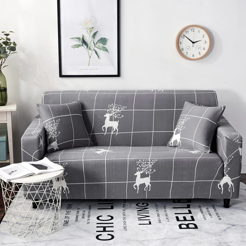 

Beautiful sofa cover elastic for living room modern cover with sheet pillow winter warm Wholesale of Home Furniture Protector