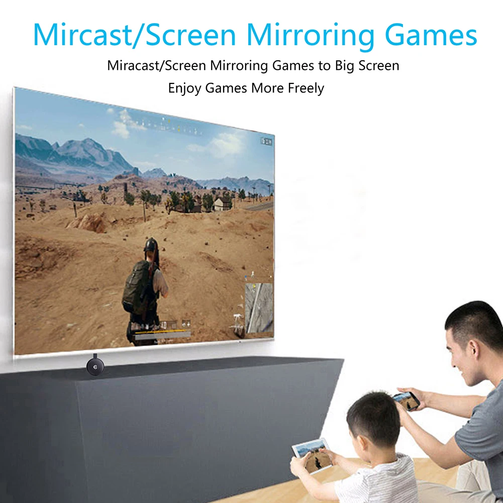 

1080P TV Stick WiFi Wireless Display Phone to TV Dongle for iPhone iOS Android HDMI-Compatible Video Adapter for Android iOS