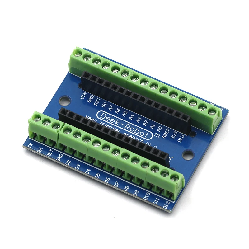 Стандартная Клеммная плата адаптера для Arduino Nano 3,0 V3.0 AVR ATMEGA328P ATMEGA328P-AU модуль расширения