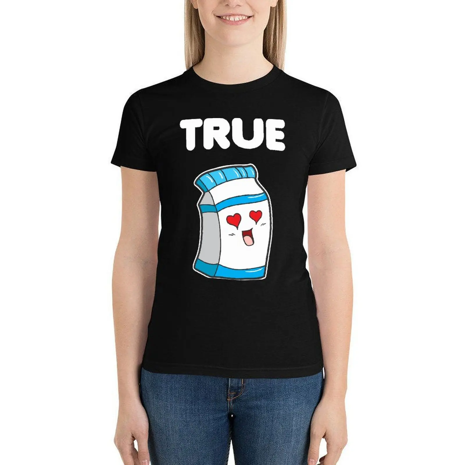 

Milk T Shirt Printed Ladies New Fashion T-Shirt Summer Short Sleeve 100 Cotton O Neck Tshirt Oversize