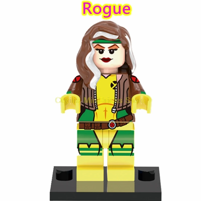 Rogue X-men Марвел Росомаха Жан Грей проф X Магнето Apocalypse Rogue Thanos строительные блоки игрушки для детей - Цвет: Rogue