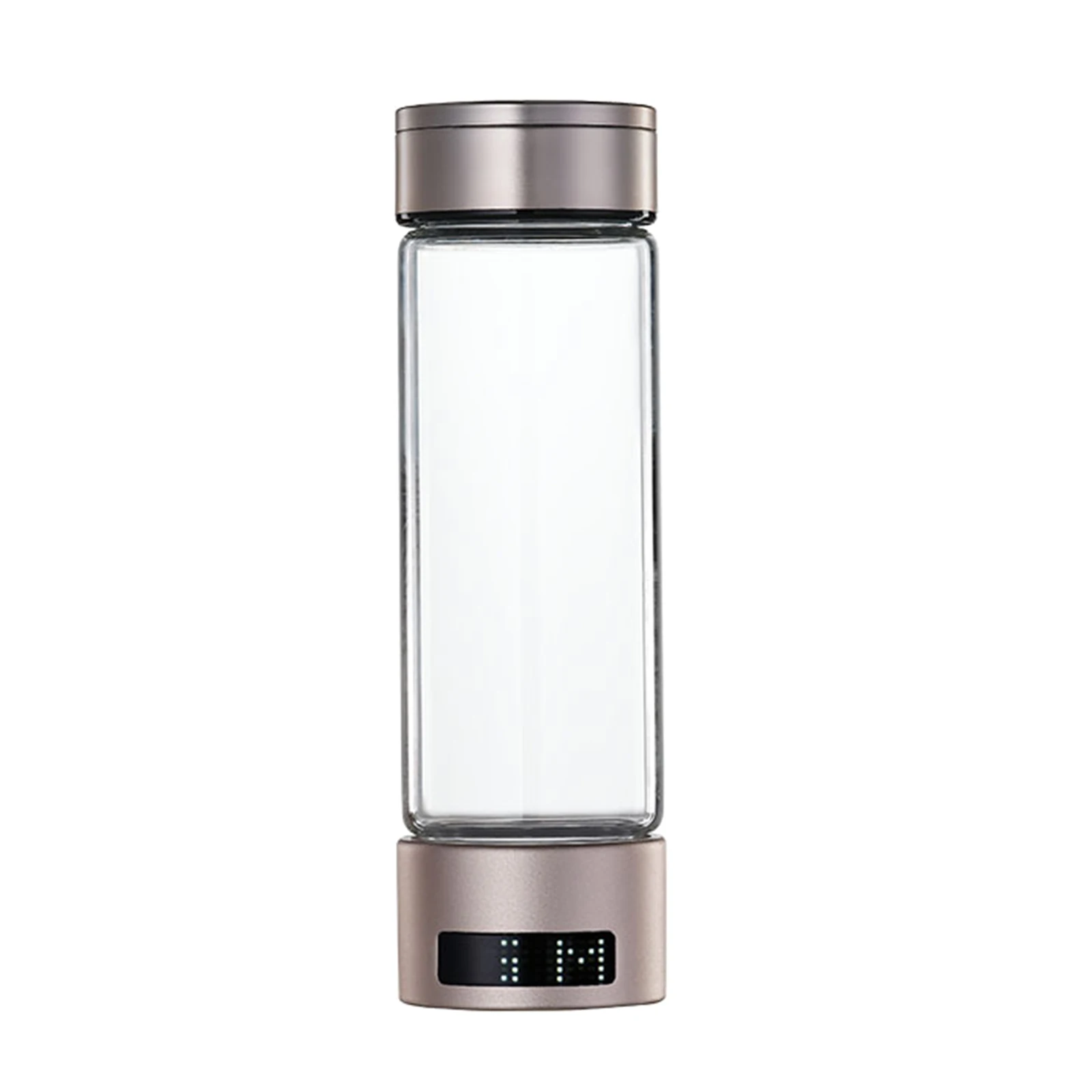 

USB Rechargeable Hydrogen Rich Water Cups Ionized Water Generator SPE PEM Technology Ionizer LED Display 1000-1200ppb 400ml
