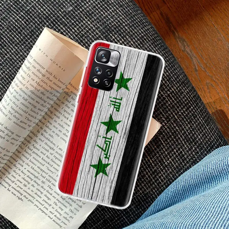 Чехол для телефона с национальным флагом Ирака Xiaomi Mi 11 Ultra 10 12 Lite 5G 12X 12T 11i 10T 11T Pro 9 9T