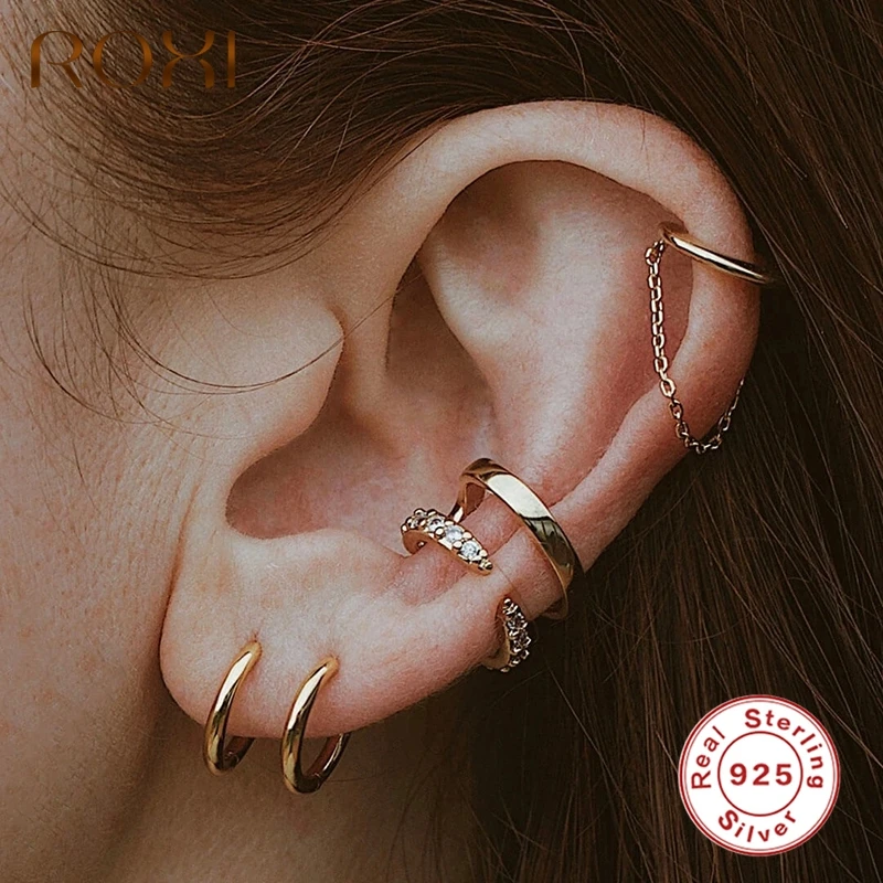 

Серьги-клипсы женские из серебра 925 пробы, без пирсинга