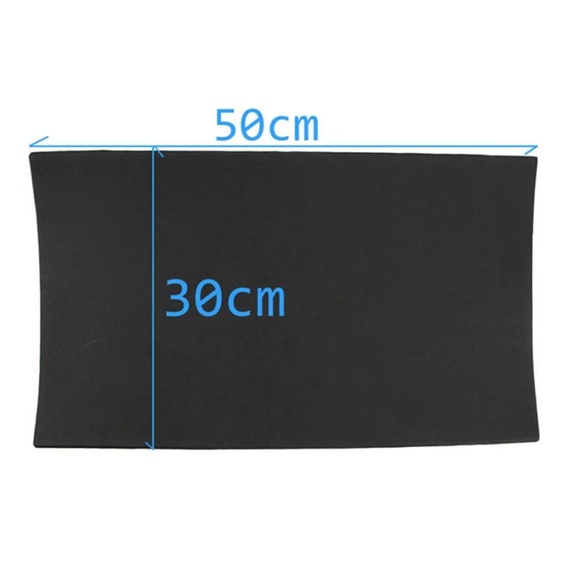 

Black Mat Fire Wall Acoustic Car Dampening 50*30cm Sheet Kit 6mm Sound Deadener New Hot Access