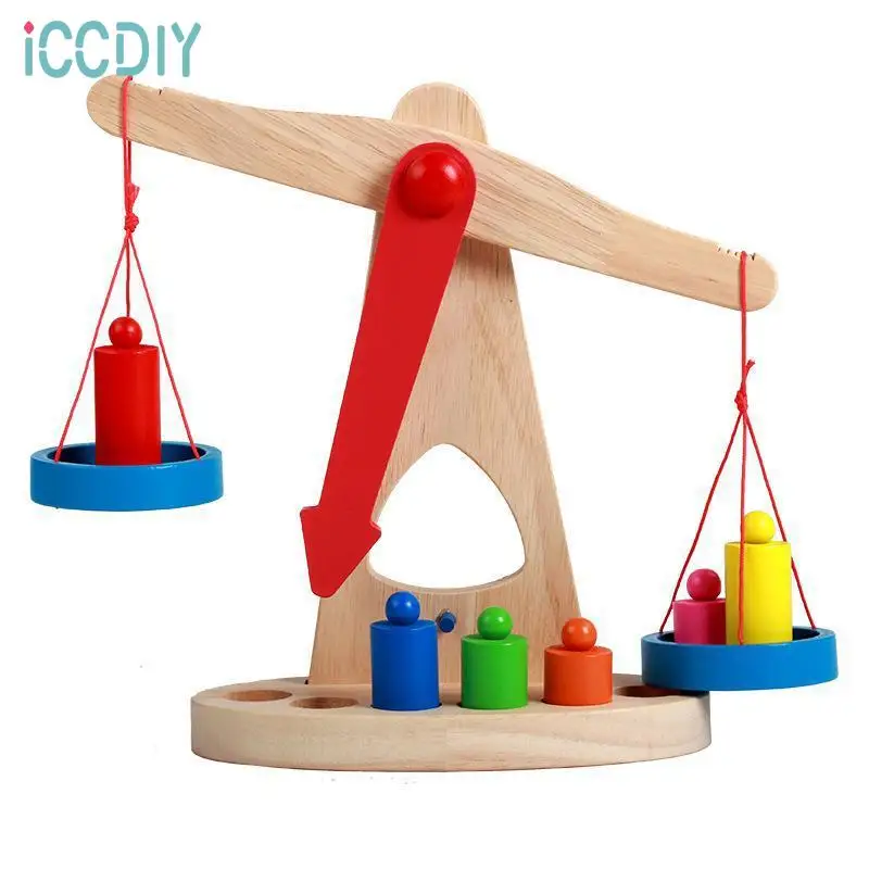 

Wooden Scales And Toys Learning Math Balance Games Early Education Wooden Educational Children Learning Kids Toys