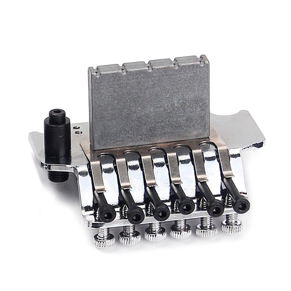 GA508 6 струнный хромированный мост Натяжной для сменный прибор гитары двойная