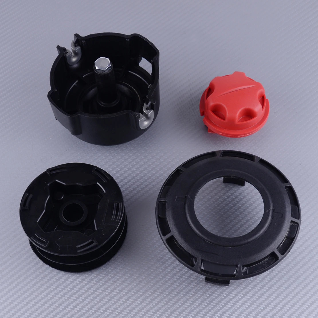 LETAOSK 4pcs Easy Reel String Trimmer Head Cover Kit 308923014 120950010 Fit For Toro 51975 51955 51954 51974 51976 51977 51988