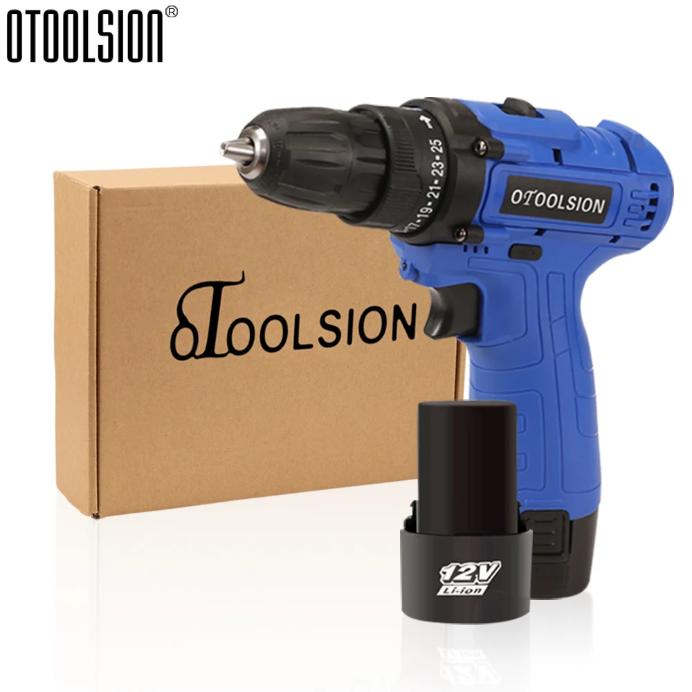 Новый 25 + 1 крутящий момент 12 В 2 электродрель Аккумуляторная дрель на батареях