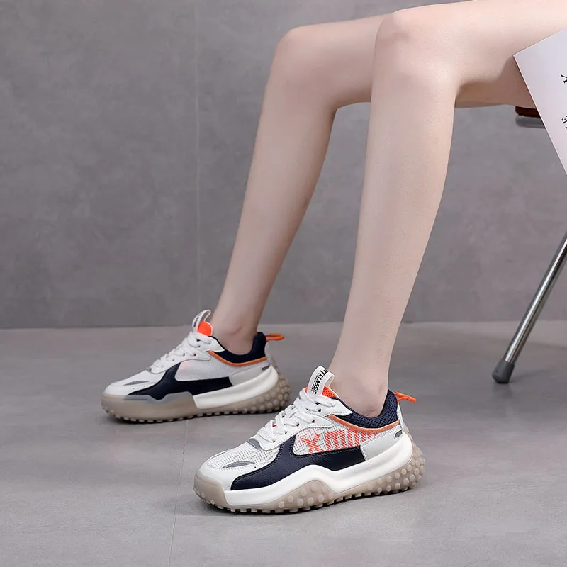 

Daddy shoes women's fashion 2021 summer new mesh breathable fashion thick bottom trend net red casual sports shoes