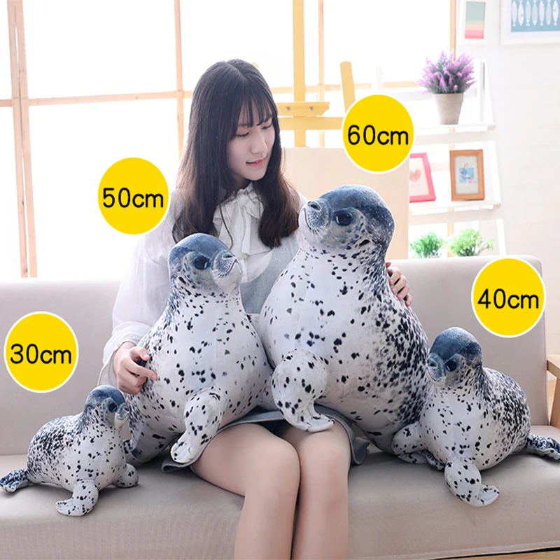 30 60 см Новое моделирование животных морской Лев Плюшевые игрушки коврик диван