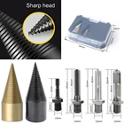 4 шт., конусные сверлильные инструменты для древесины, 3242 мм