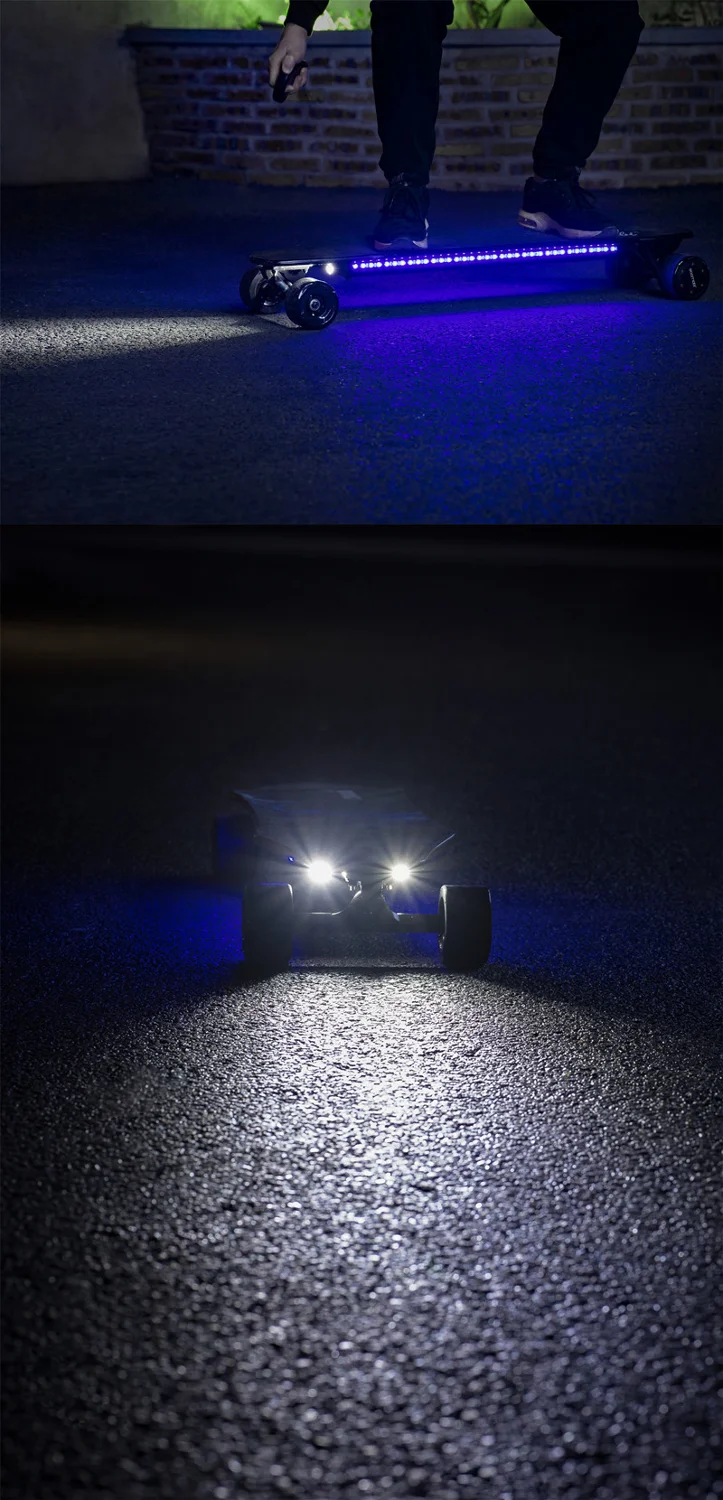 Четырехколесный Электрический скейтборд CHICWAY M7 легкий двойной привод импортная