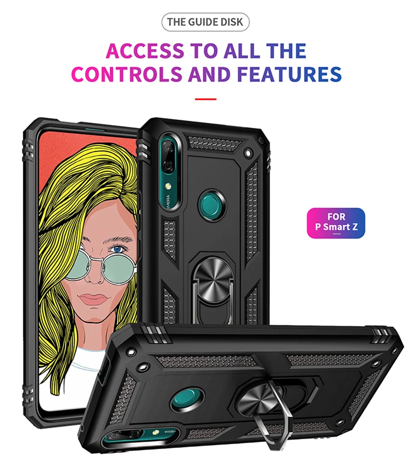 Heavy Duty Car Magnet Ring Cover For Samsung Galaxy A10s A20S A30S A40S A50S A30 A50 M10 M20 M30 M30S Armor Shockproof Capa Case |