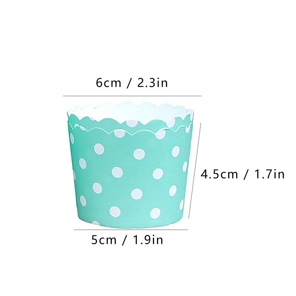 50 шт./компл. безопасный Материал милый выпечки Бумага чашки кекс формы для