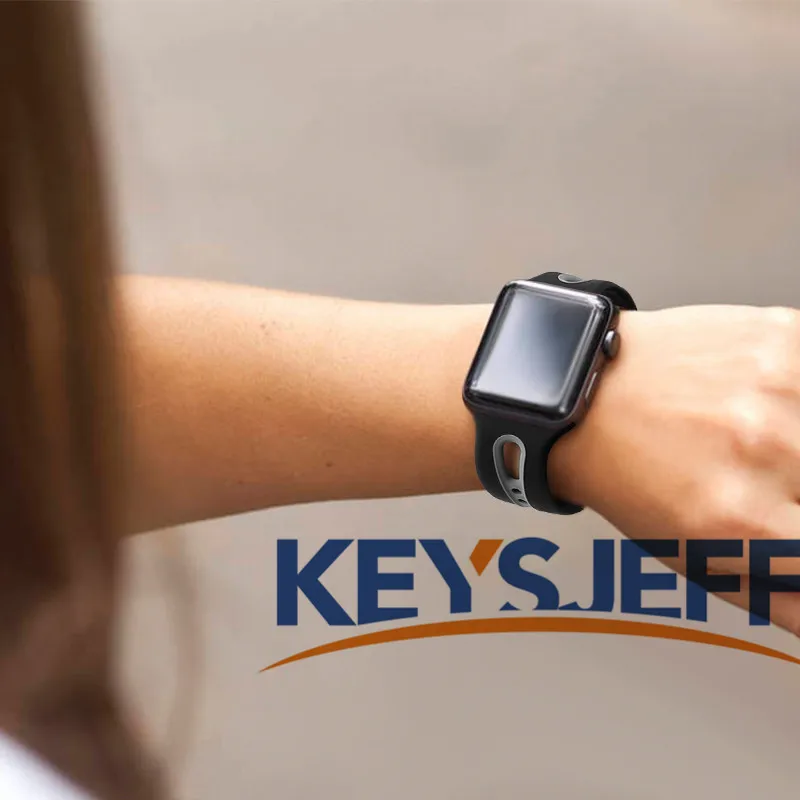 Совместимость с лентами Apple Watch 42 мм 38 44 40 Силиконовые Iwatch для Series 5/4/3/2/1 81003 |