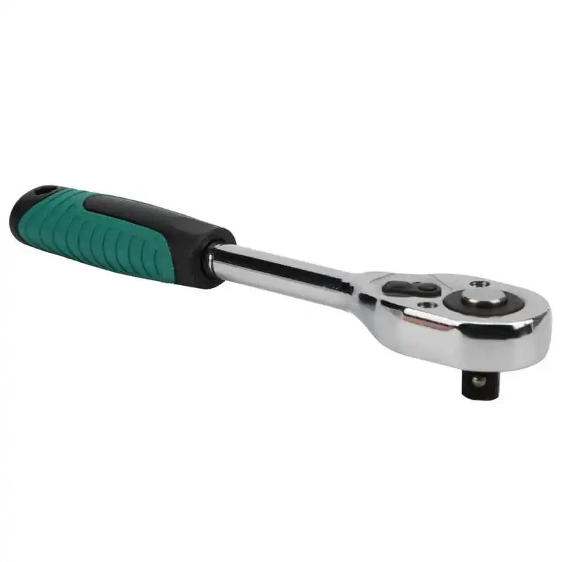 

Ключ С Храповым Механизмом 1/2in 2-полосная диск Быстрозажимной гаечный ключ с Нескользящая ручка зеленая ручная штанга рыболовная инструмен...