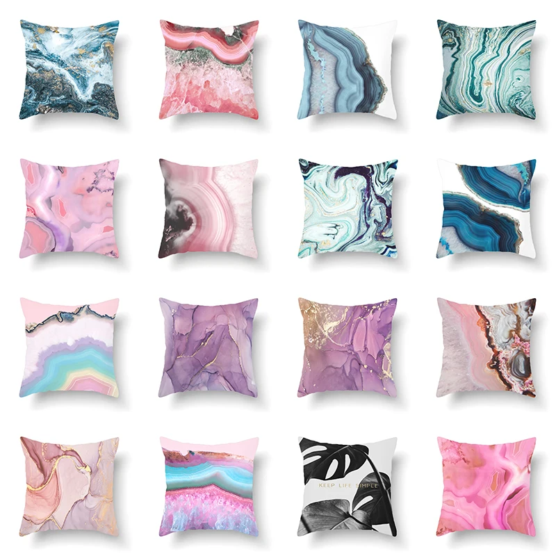 Мрамор геометрический чехол для подушки с принтом плюшевые наволочка