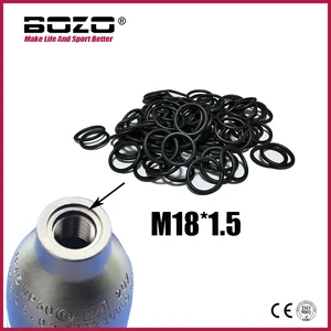 PCP Новинка Высокопрочное полиуретановое уплотнительное кольцо M18 * 1,5 Воздушный бакASA черный 20 шт.50 шт.100 шт.