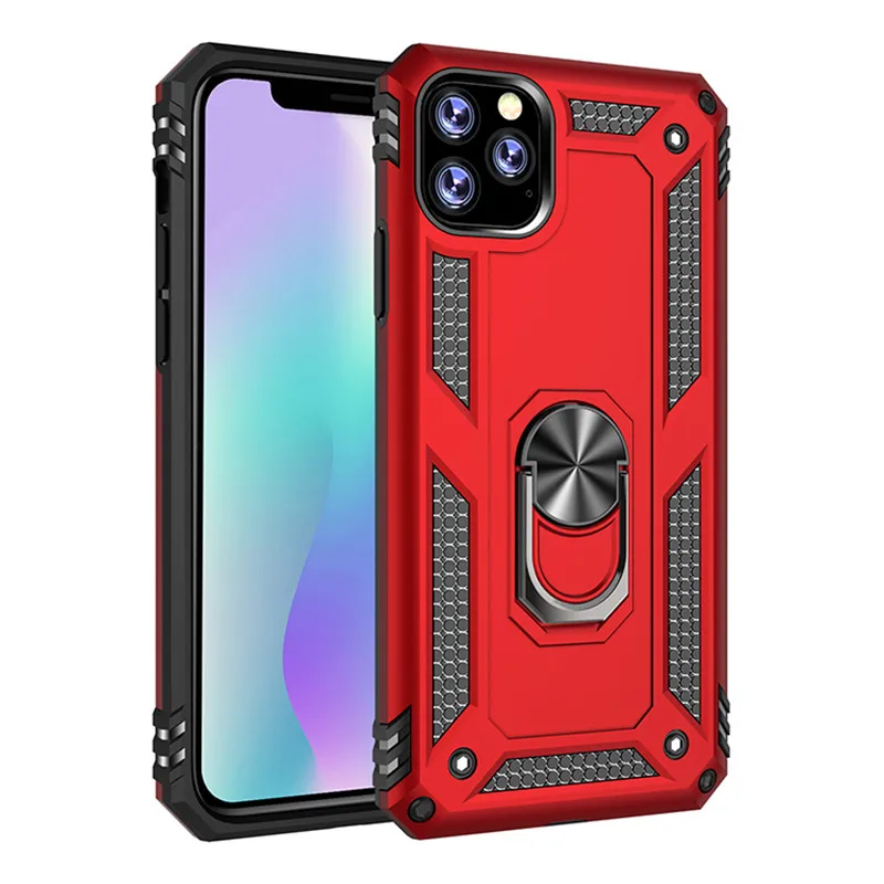Ударопрочный чехол для iPhone XI 11 2019 5 5S SE Магнитный подставка 7 8 6 6S Plus X XS Max XR|Бамперы|
